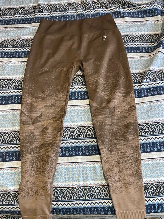 Gymshark Pants - Gymshark Brown Seamless Leggings
